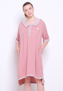 LUNA SLEEP DRESS (ROSE BEIGE) LUNA SLEEP DRESS (ROSE BEIGE)